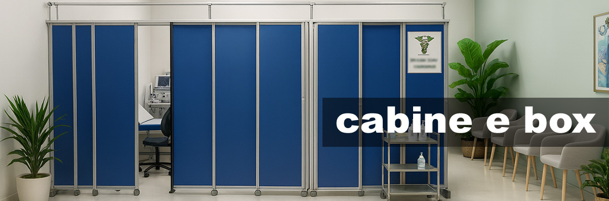 Cabine e box
