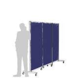 Separè autostabile ALA ROLLER "TXT" - cm 316x190h (3 elementi) - Separè autostabile ALA ROLLER 