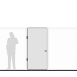 PM90L scheda prodotto - Porta in multistrato bilaminato con cerniere - cm 90x200h Porta in multistrato bilaminato con cerniere - cm 90x200h - Porta in multistrato bilaminato con cerniere - cm 90x200h