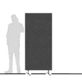 ZS08.18D2 scheda prodotto - Pannello divisorio ZIPSOUND 02 autostabile - cm 80x180h Pannello divisorio ZIPSOUND 02 autostabile - cm 80x180h - Pannello divisorio ZIPSOUND 02 autostabile - cm 80x180h