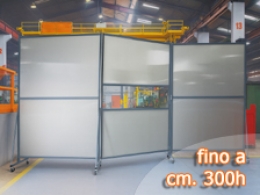 Separè autostabile MACRO QUINTA "alveolare" - cm 600x200h (3 elementi)