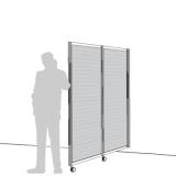 ARL02 scheda prodotto - Separè a parete ALA ROLLER LIGHT Separè a parete ALA ROLLER LIGHT "alveolare" - cm205x190h (2 elementi) - Separè a parete ALA ROLLER LIGHT