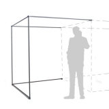 BT20.20P scheda prodotto - Box per tende di prosecuzione - cm 200x200x200h Box per tende di prosecuzione - cm 200x200x200h - Box per tende di prosecuzione - cm 200x200x200h