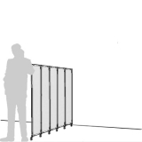 CRLM05B scheda prodotto - Separè a parete CLIPPER ROLLER LIGHT 30 - cm 154x140h (5 elementi) Separè a parete CLIPPER ROLLER LIGHT 30 - cm 154x140h (5 elementi) - Separè a parete CLIPPER ROLLER LIGHT 30 - cm 154x140h (5 elementi)