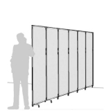 CRL06L scheda prodotto - Separè a parete CLIPPER ROLLER LIGHT Separè a parete CLIPPER ROLLER LIGHT "laminato" - cm 394x201h (6 elementi) - Separè a parete CLIPPER ROLLER LIGHT