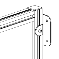 Ancoraggio a muro (kit)