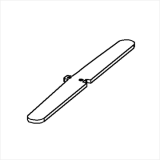 MABA03-30 scheda prodotto - Base dritta MACRO - cm 30x6 rastremata con 2 fori Base dritta MACRO - cm 30x6 rastremata con 2 fori - Base dritta MACRO - cm 30x6 rastremata con 2 fori