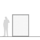 M15.20P scheda prodotto - Pannello divisorio MACRO Pannello divisorio MACRO "alveolare" - cm 150x200h - Pannello divisorio MACRO