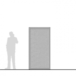 Pannello divisorio MACRO "feltro" - cm 100x200h 