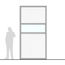Pannello divisorio MACRO "finestrato alveolare" - cm 150x300h 