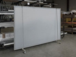 Schermo mobile su ruote MACRO VELA "alveolare" - cm 200x250h 