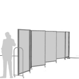 MZZL08 scheda prodotto - Separè a parete MACRO ZIG ZAG LIGHT Separè a parete MACRO ZIG ZAG LIGHT "alveolare" - cm 740x200h (8 elementi) - Separè a parete MACRO ZIG ZAG LIGHT