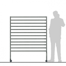 Spalliera autostabile su ruote  - cm 130x160h