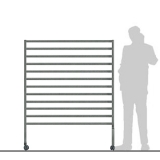 Spalliera autostabile su ruote  - cm 130x160h - Spalliera autostabile su ruote  - cm 130x160h