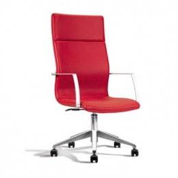 Poltrona direzionale, rivestimento in finta pelle