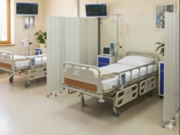 Separè a parete SPARTA LIGHT con superficie in plastica - cm 230x170h (6 elementi) 