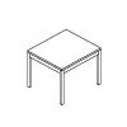 Tavolo multifunzionale con struttura metallica cm 80.